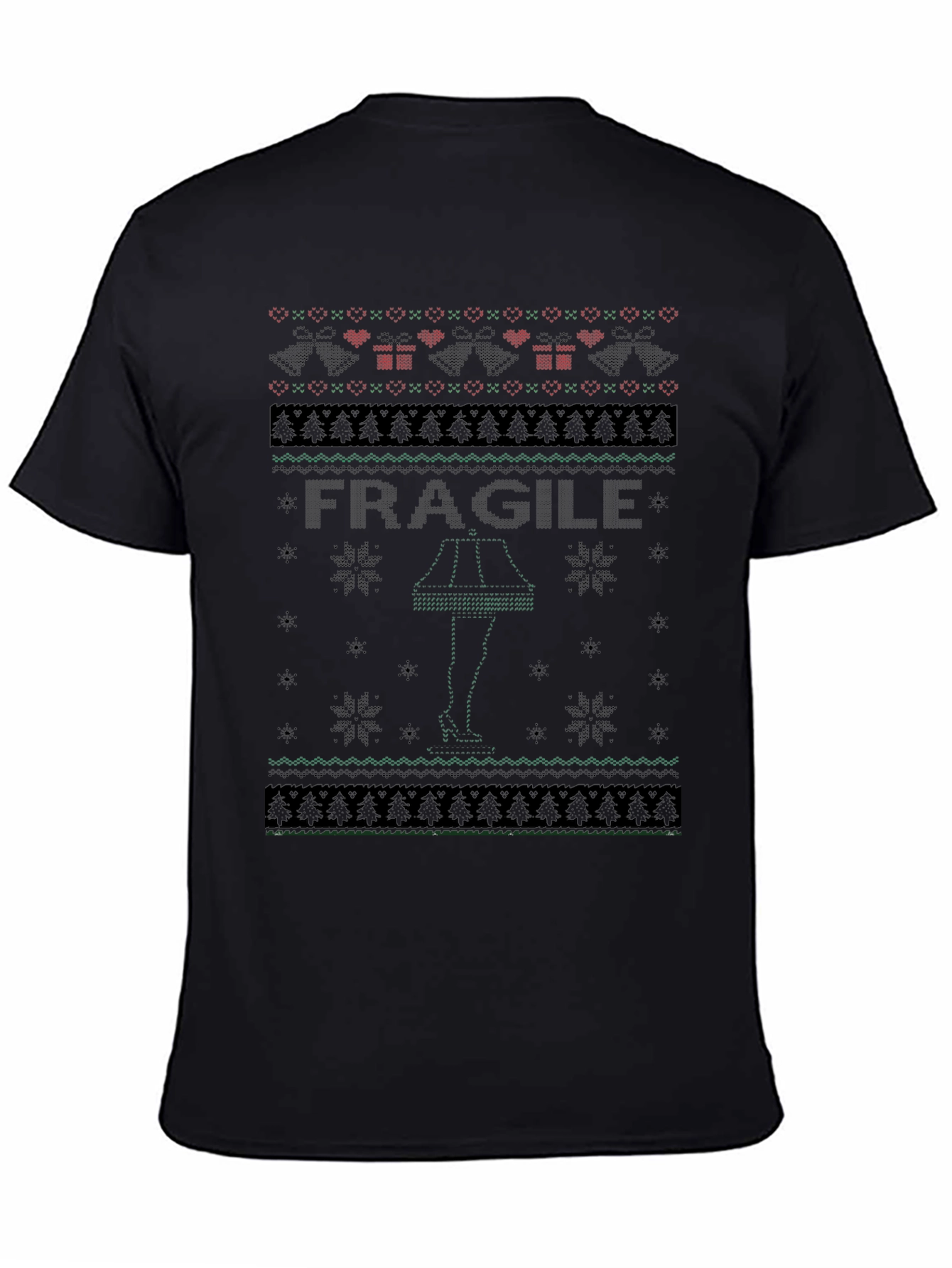 Fragile Leg Lamp Ugly Christmas Sweater T-Shirt
