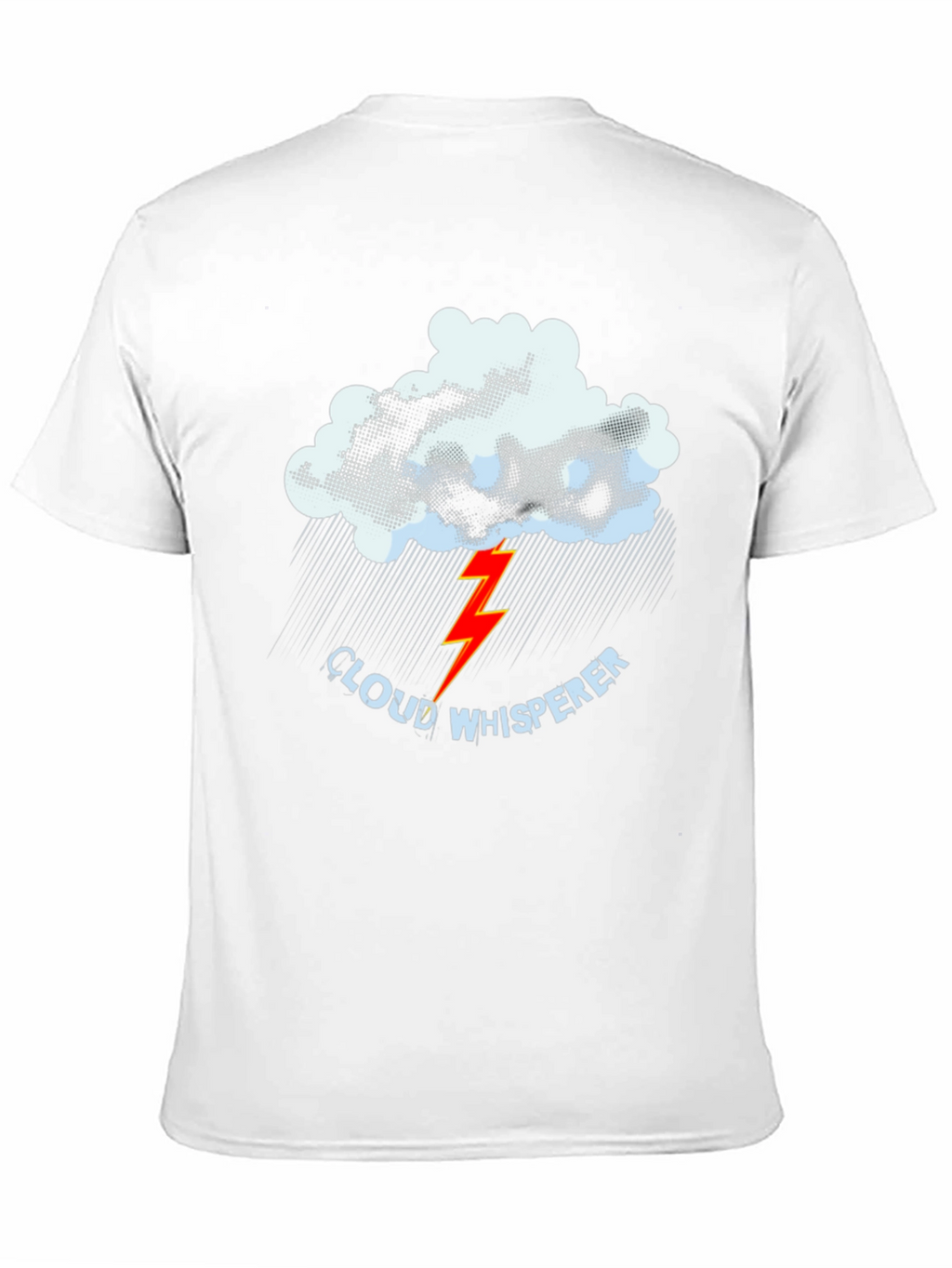 Cloud Whisperer Graphic Tee - Black Cotton