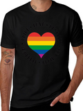 LGBT Pride Heart T-Shirt - Love Respect Equality