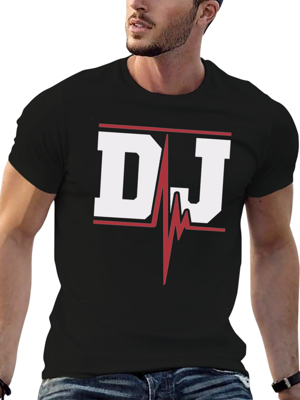 DJ Heartbeat Graphic T-Shirt