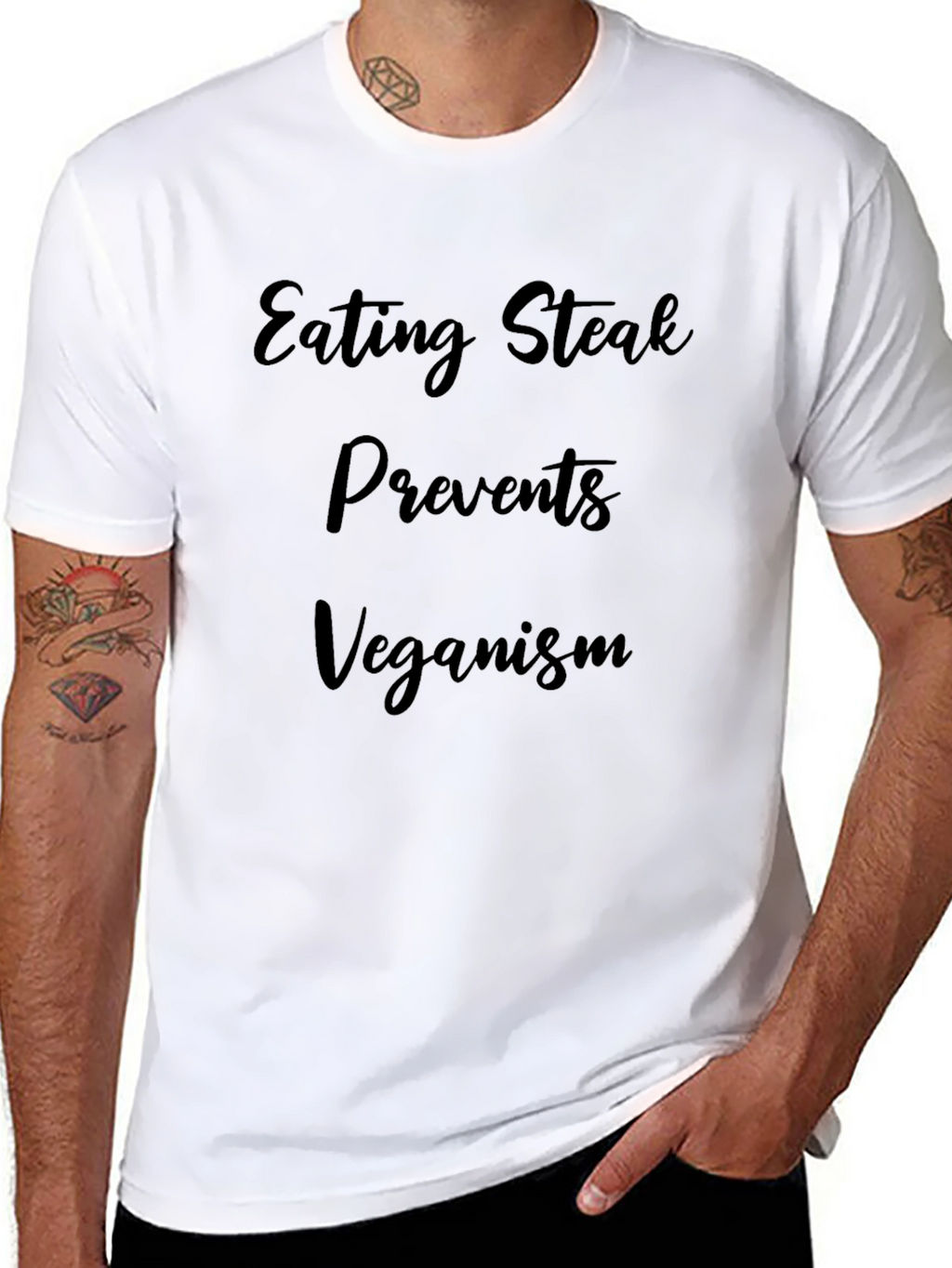 Eating Steak Prevents Veganism T-Shirt