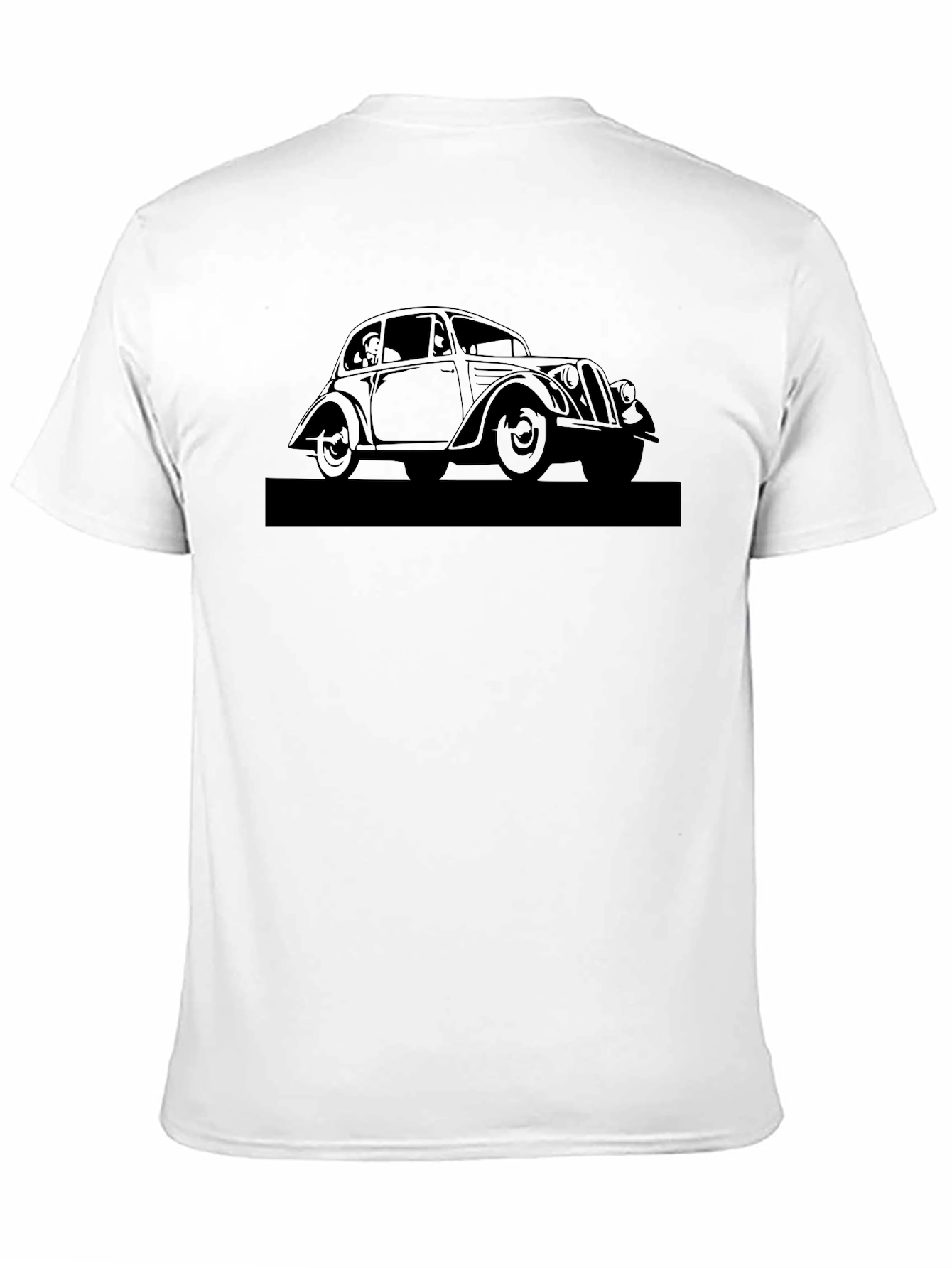 Classic Car Graphic Tee - Black
