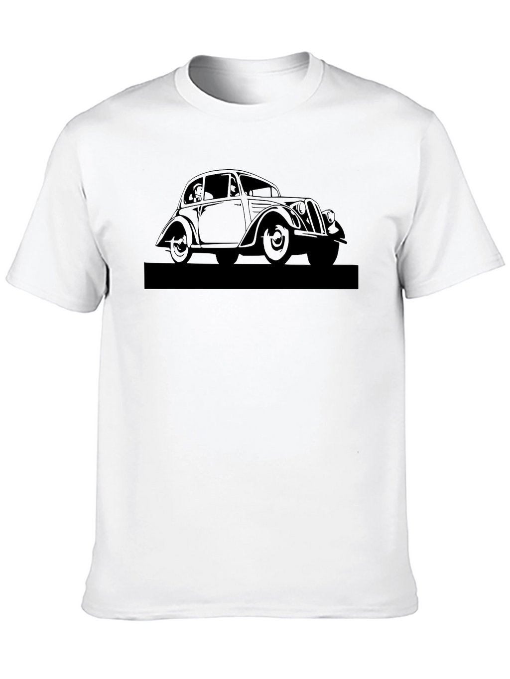 Classic Car Graphic Tee - Black