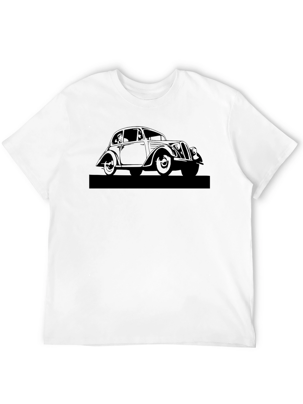 Classic Car Graphic Tee - Black