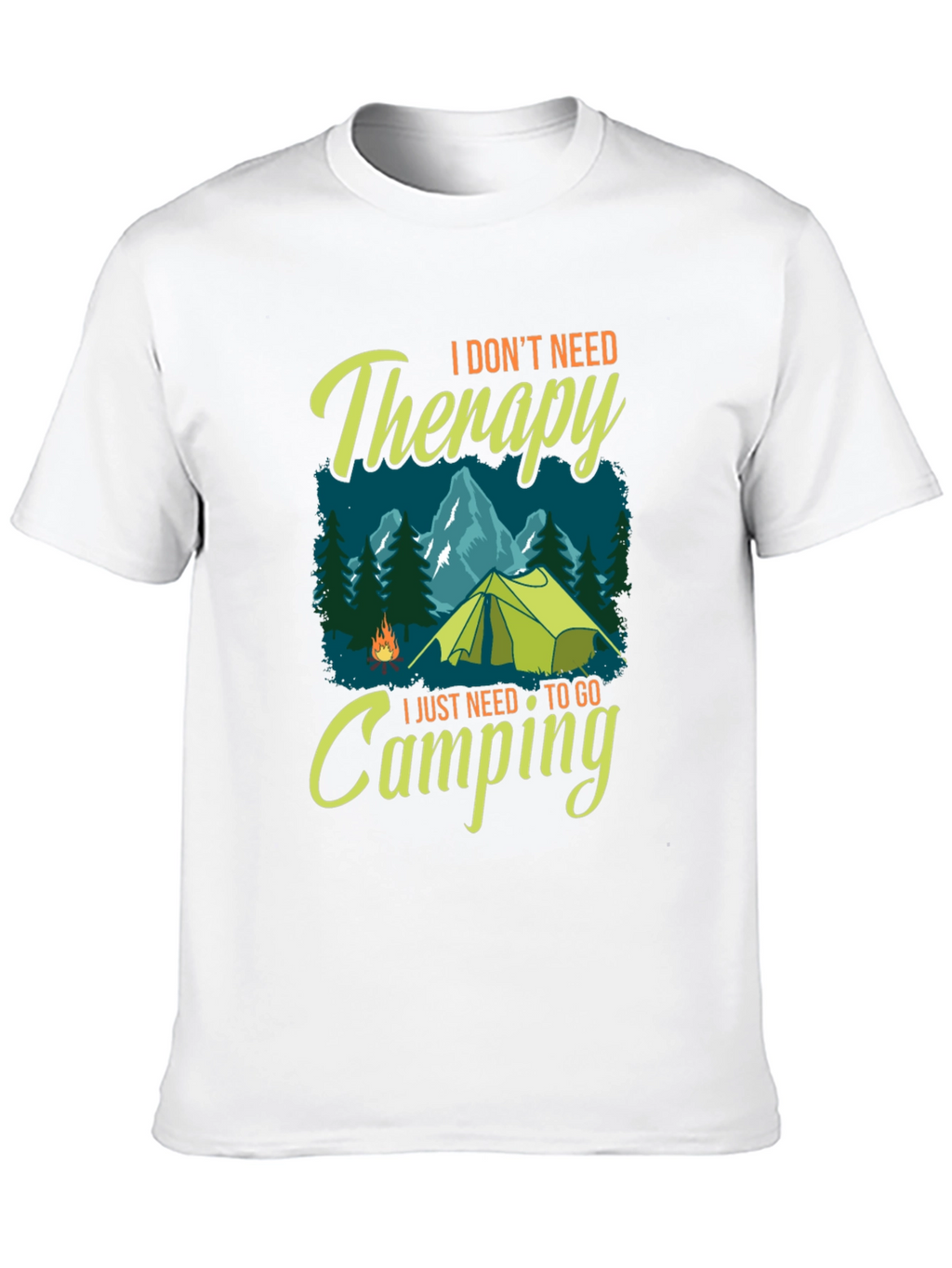 Camping Therapy Graphic Tee - Relax & Unwind