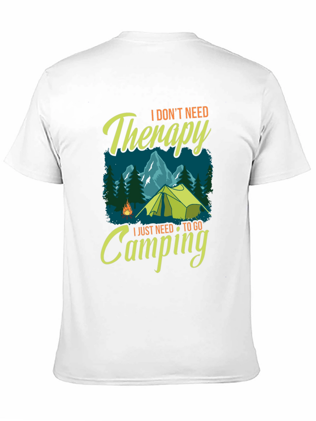 Camping Therapy Graphic Tee - Relax & Unwind