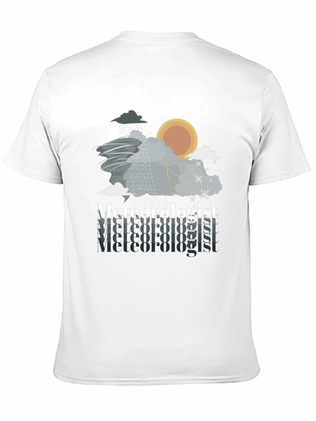Future Meteorologist Weather Pattern Graphic T-Shirt