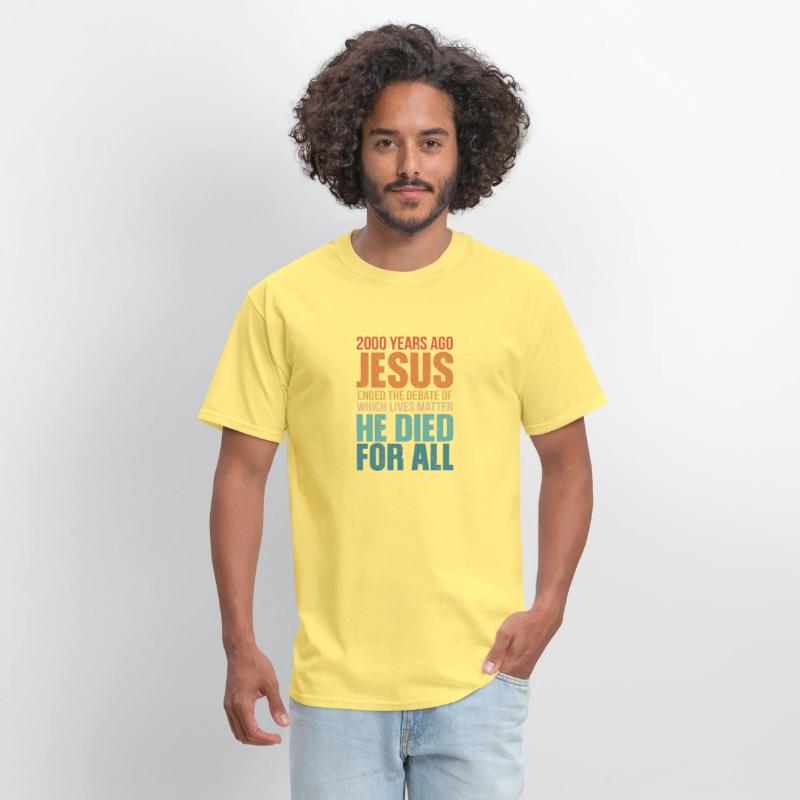 2000 years ago jesus ended the debate t shirt