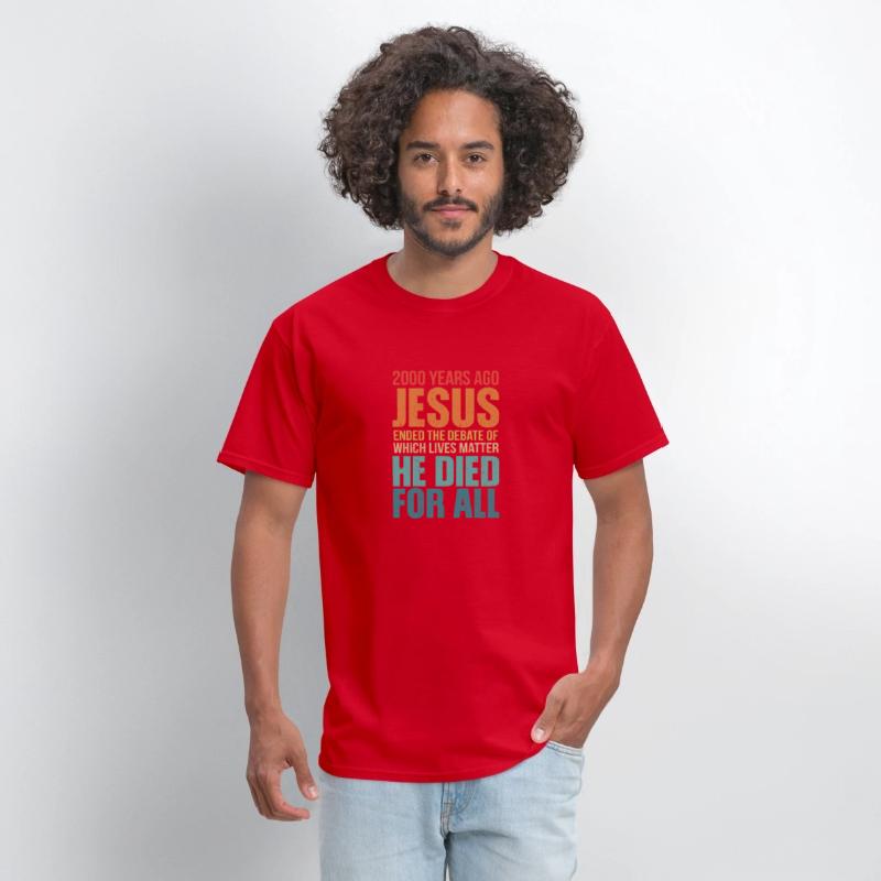 2000 years ago jesus ended the debate t shirt