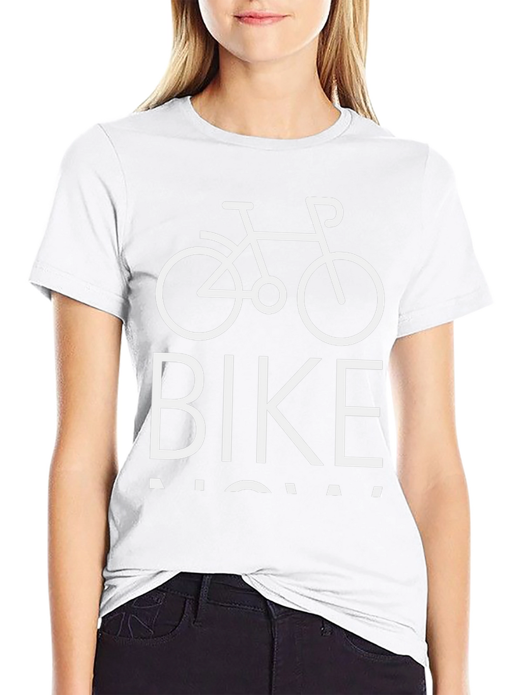 Bike Now T-Shirt - Black Cotton Blend