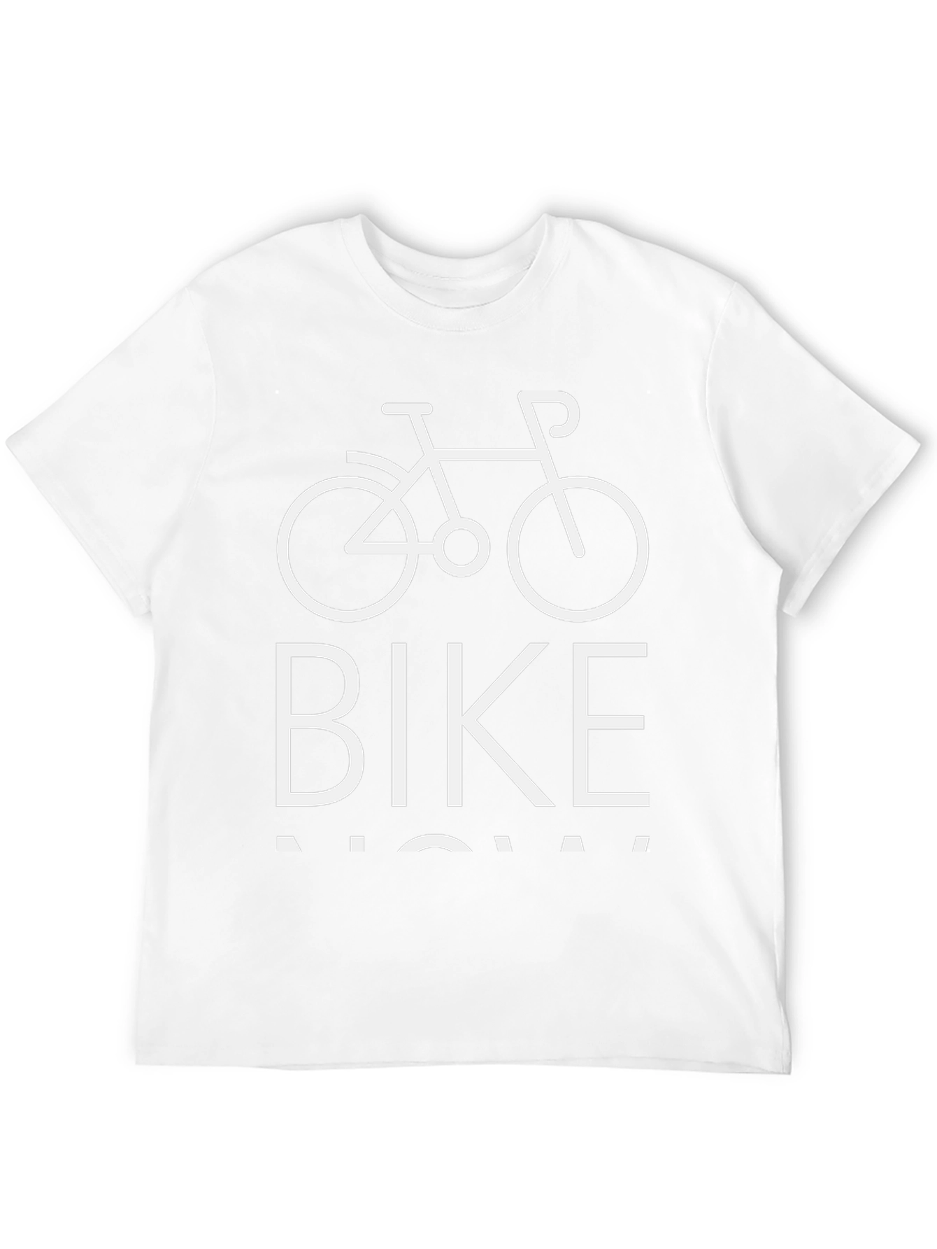 Bike Now T-Shirt - Black Cotton Blend