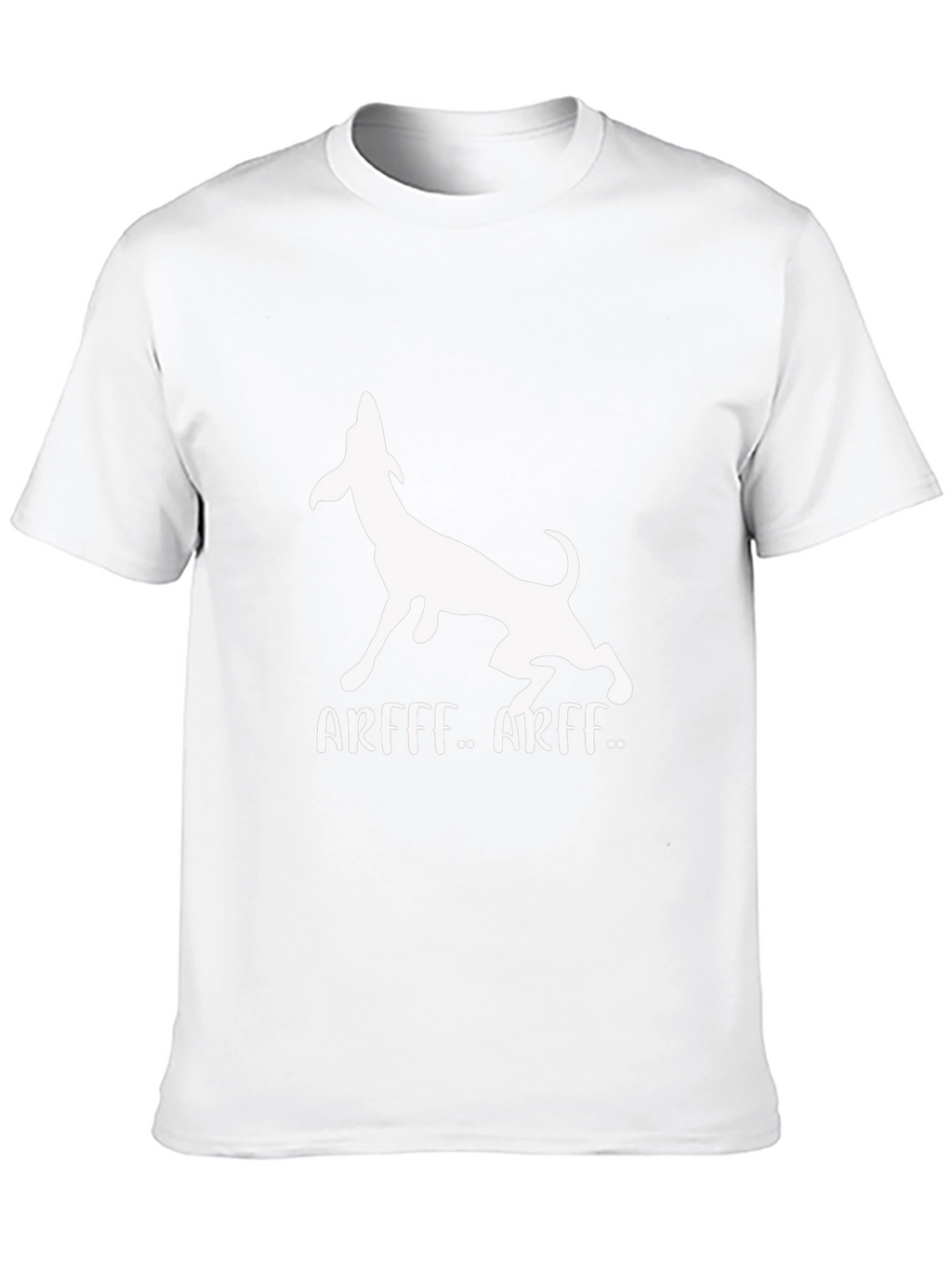 Arff Dog Graphic Tee - Black Cotton T-Shirt