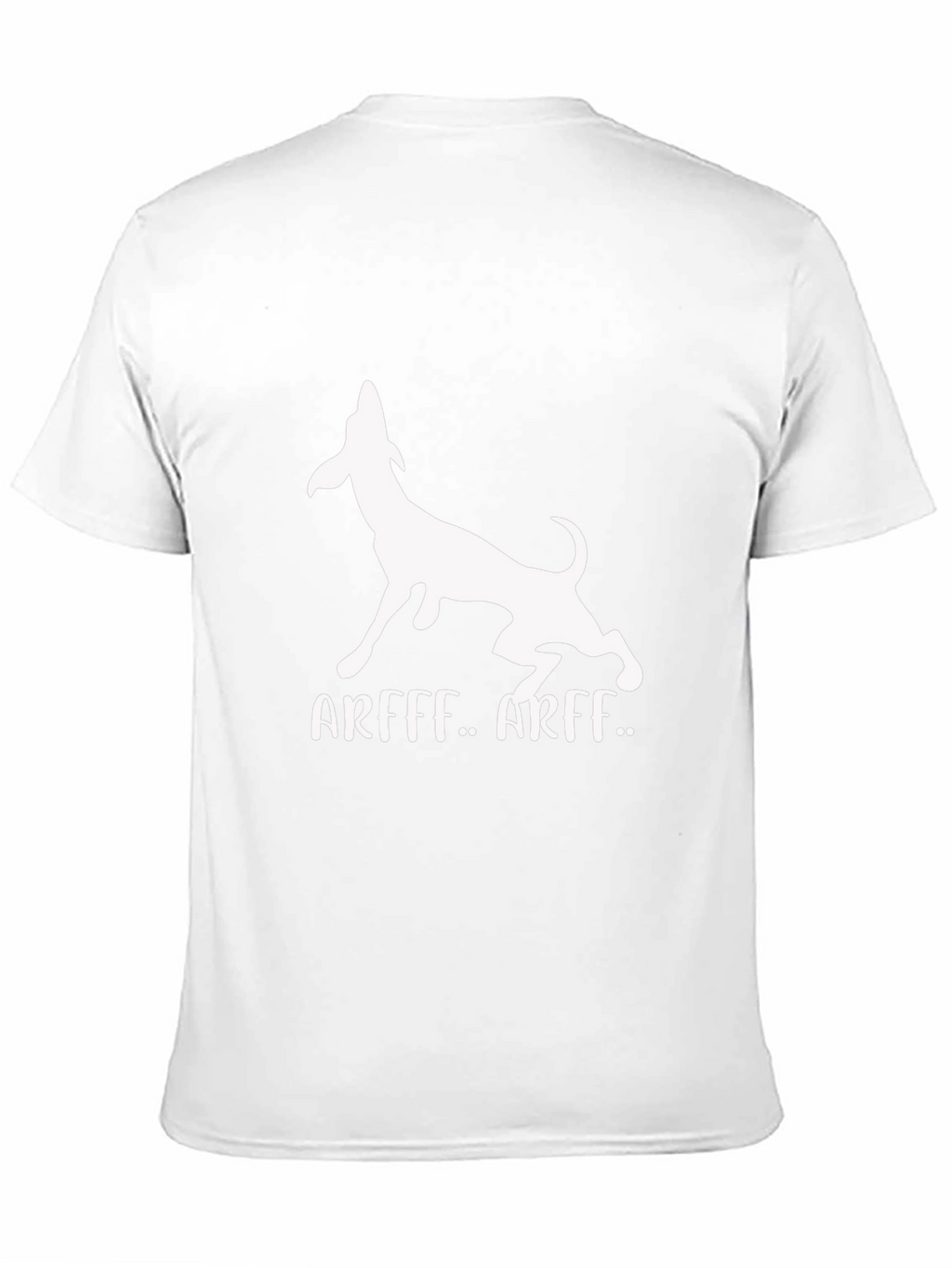 Arff Dog Graphic Tee - Black Cotton T-Shirt