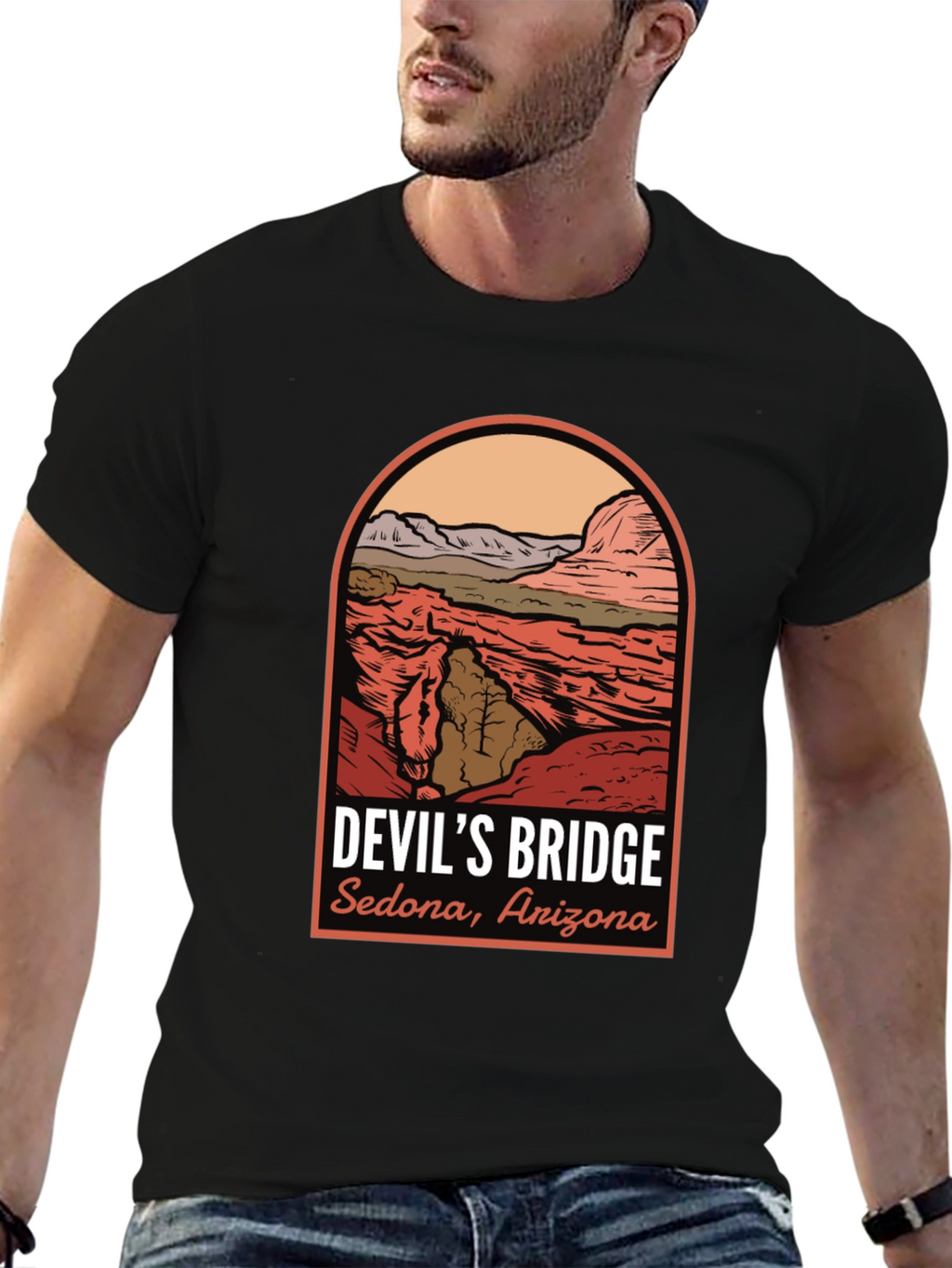 Devils Bridge Arizona Graphic Tee - Sedona Adventure Shirt