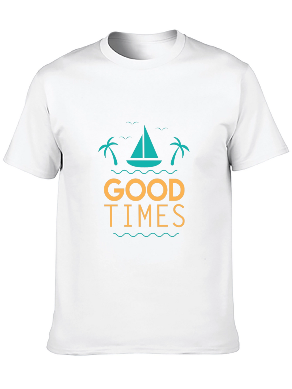 Good Times Graphic Tee - Black Cotton T-Shirt