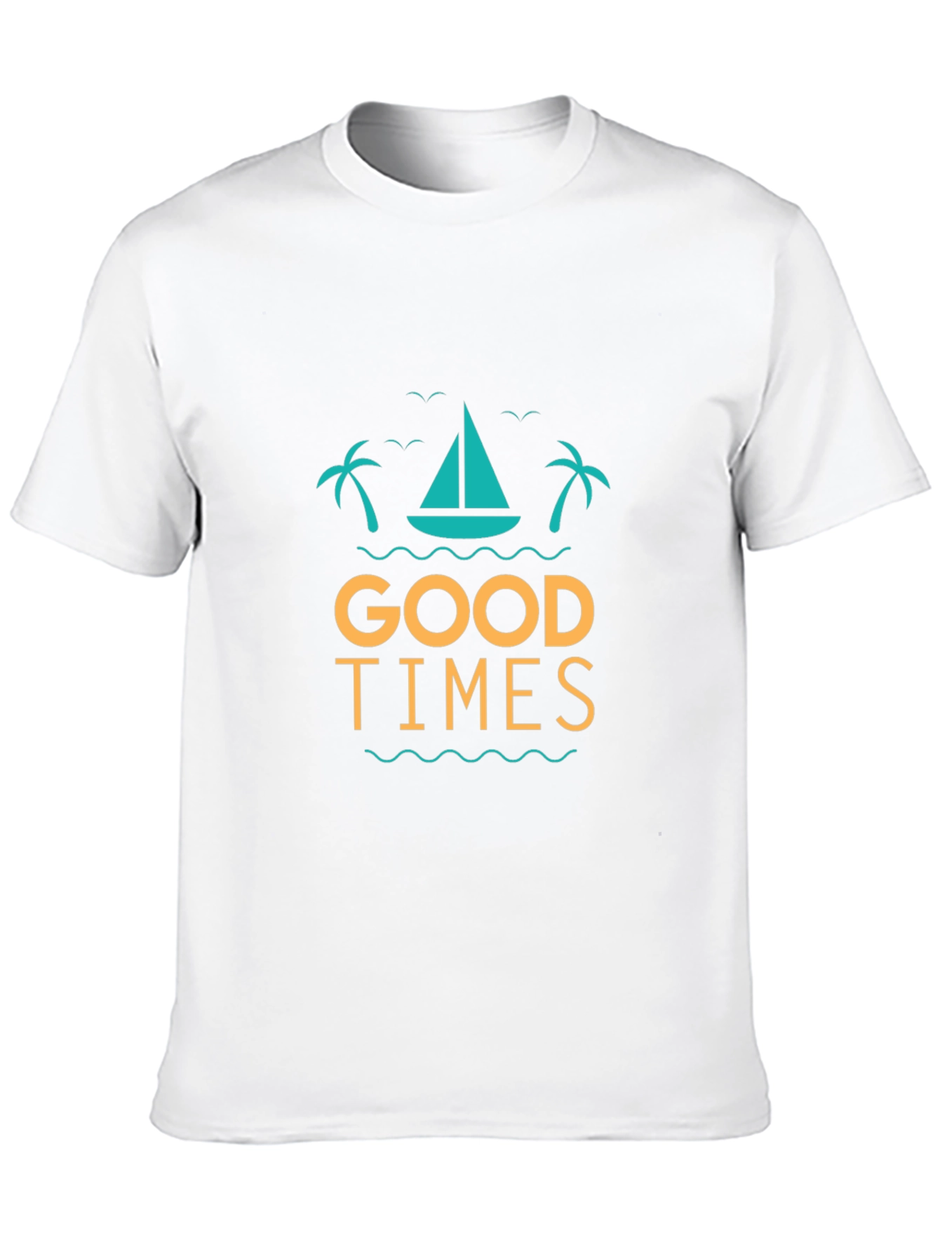 Good Times Graphic Tee - Black Cotton T-Shirt