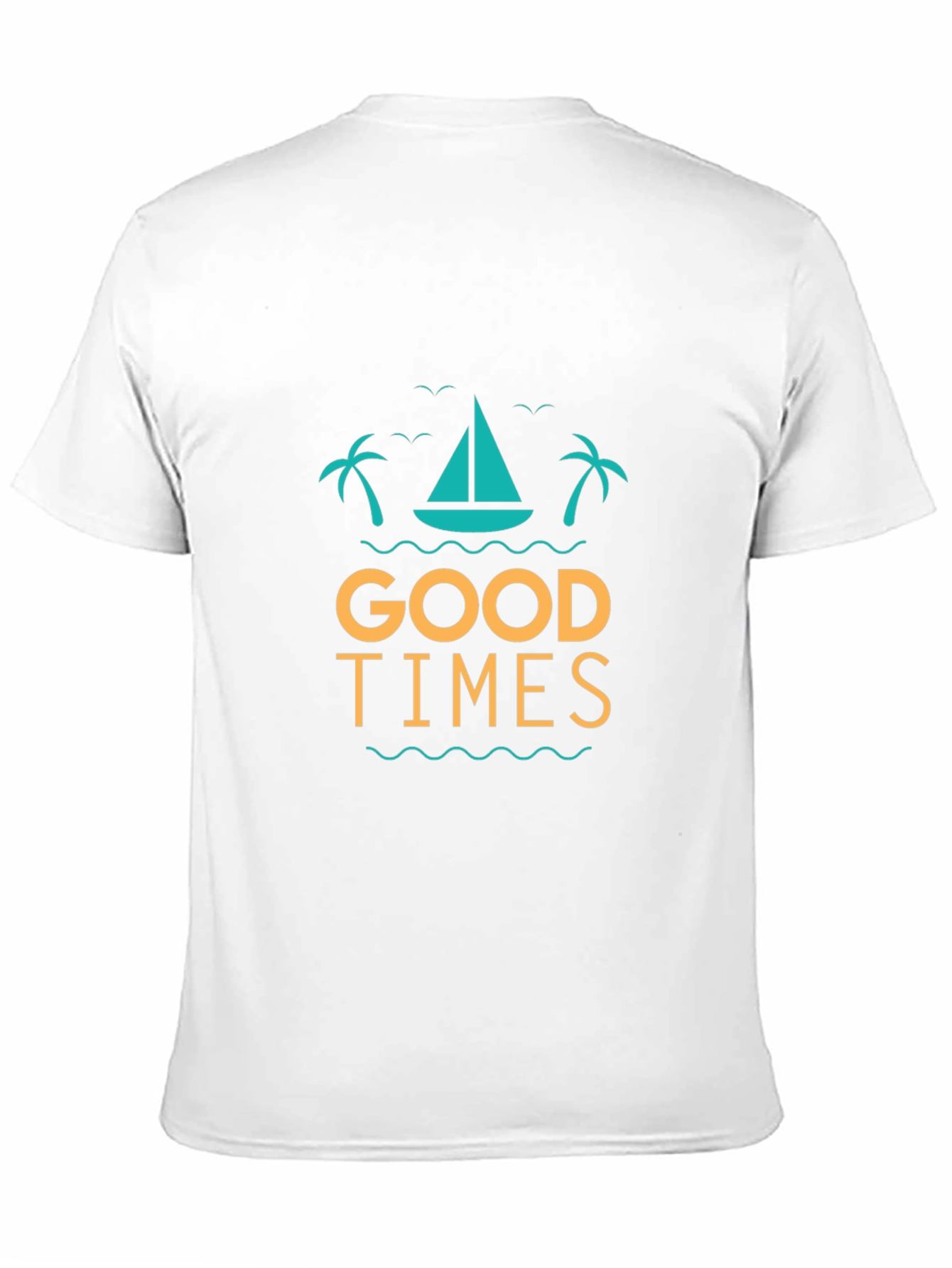Good Times Graphic Tee - Black Cotton T-Shirt
