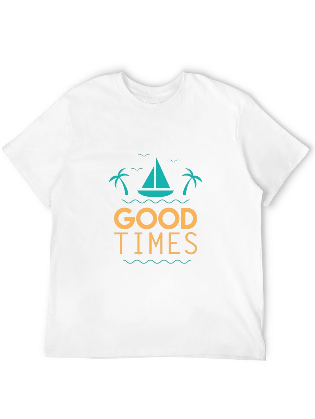 Good Times Graphic Tee - Black Cotton T-Shirt