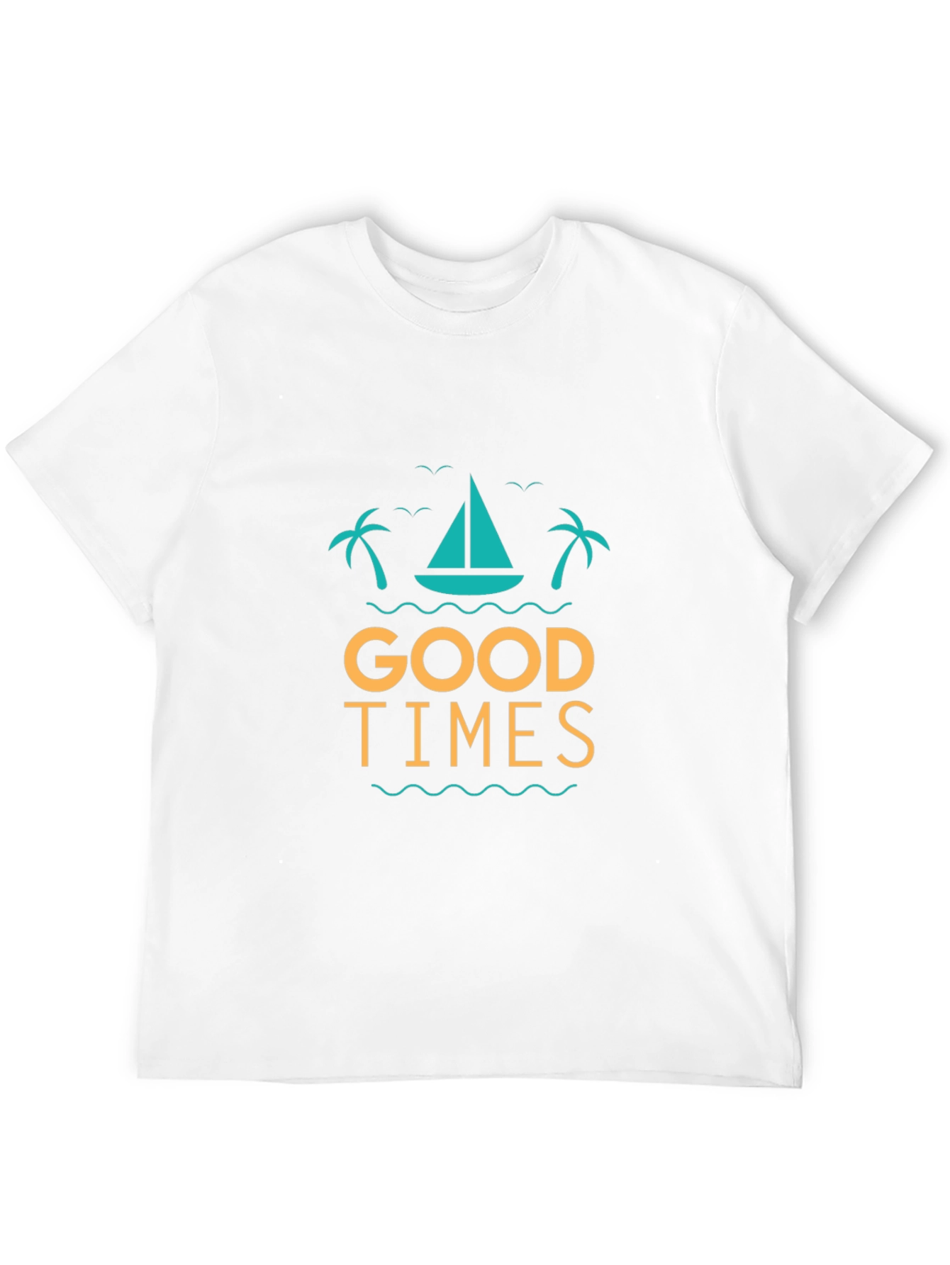 Good Times Graphic Tee - Black Cotton T-Shirt