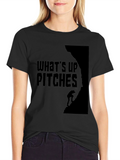 Whats Up Pitches Climbing T-Shirt