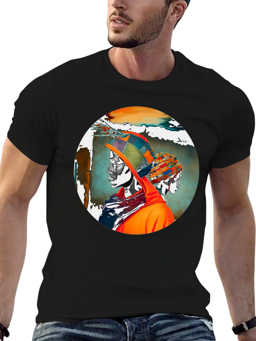 Unique Artistic Graphic Tee