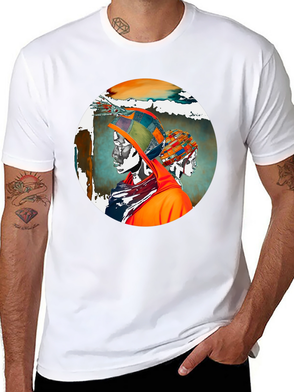 Unique Artistic Graphic Tee