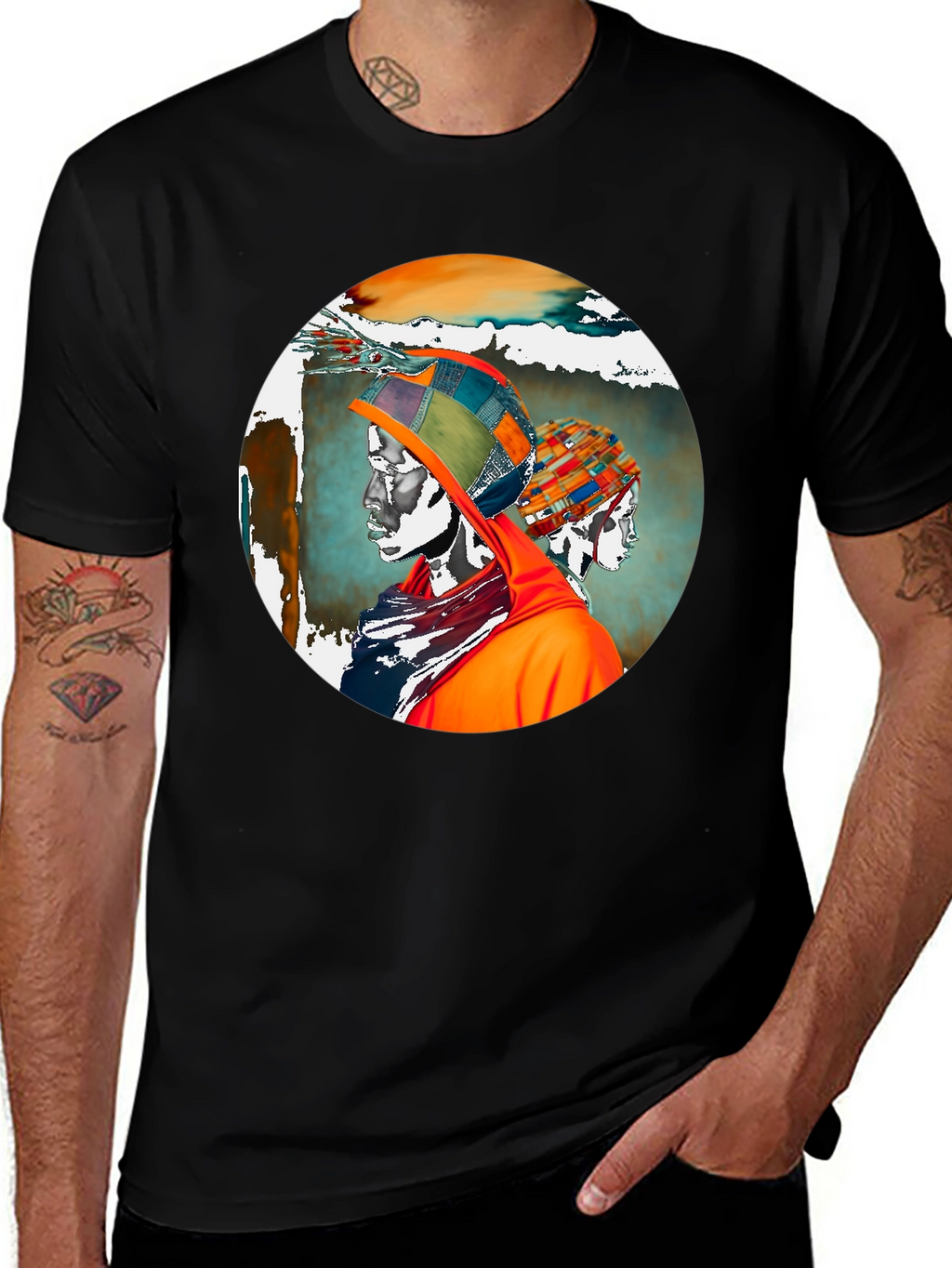 Unique Artistic Graphic Tee