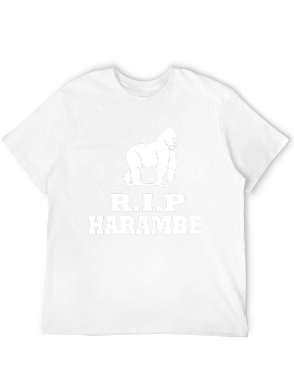 R.I.P Harambe Gorilla Graphic T-Shirt