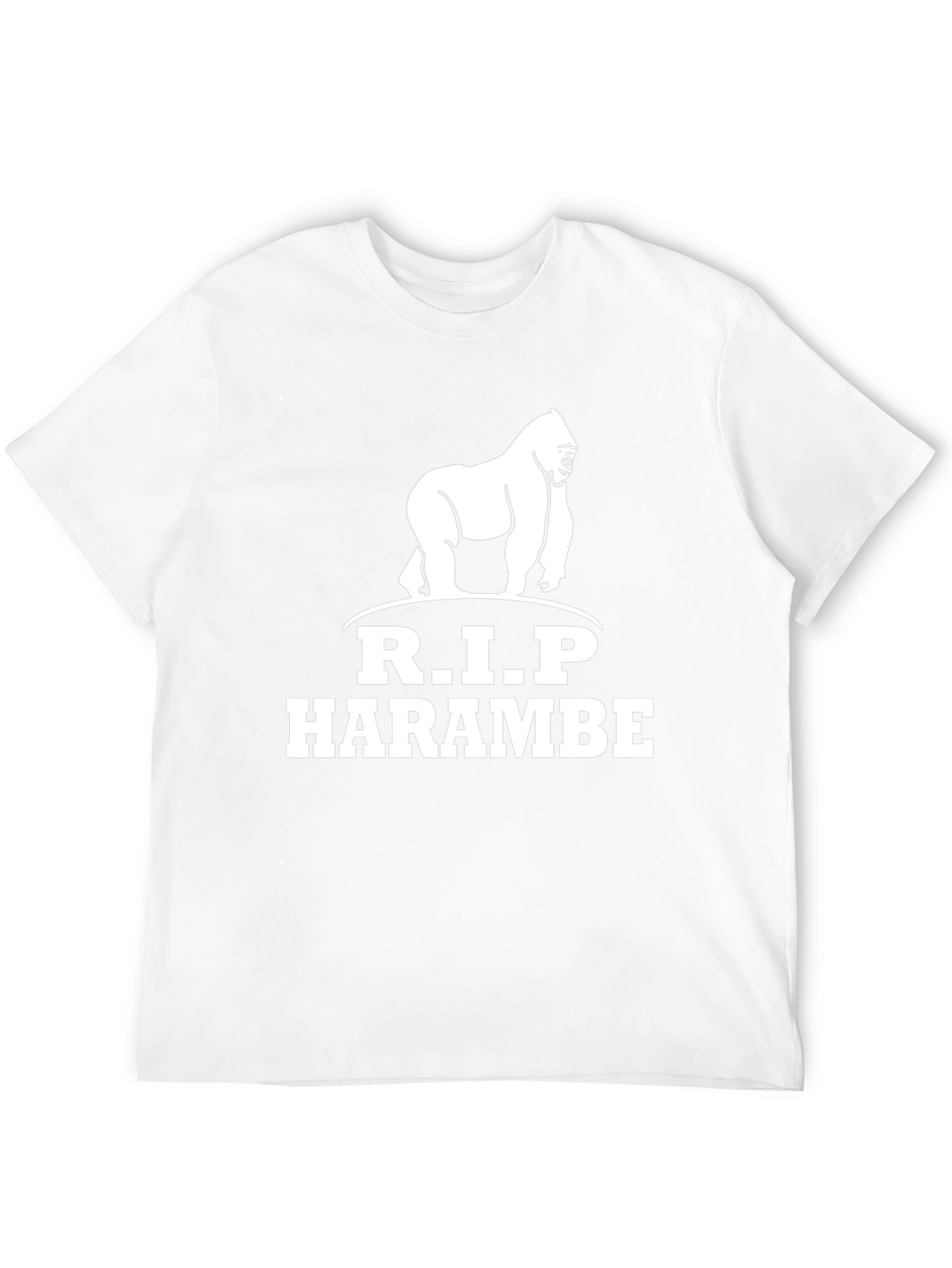 R.I.P Harambe Gorilla Graphic T-Shirt