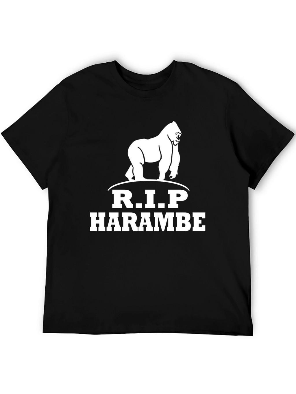 R.I.P Harambe Gorilla Graphic T-Shirt