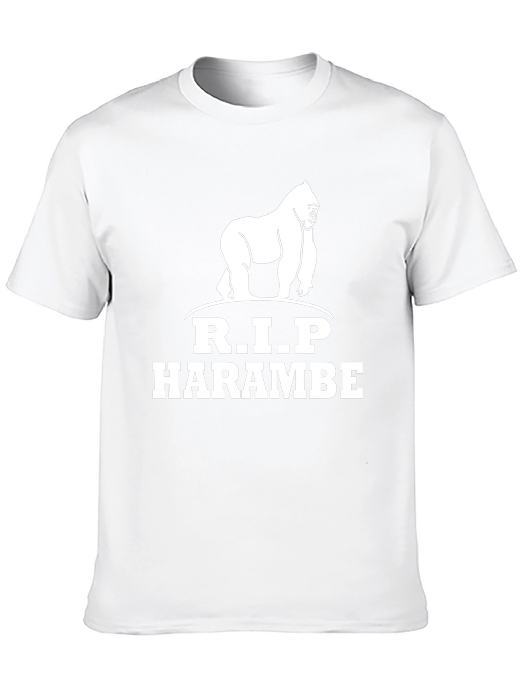R.I.P Harambe Gorilla Graphic T-Shirt