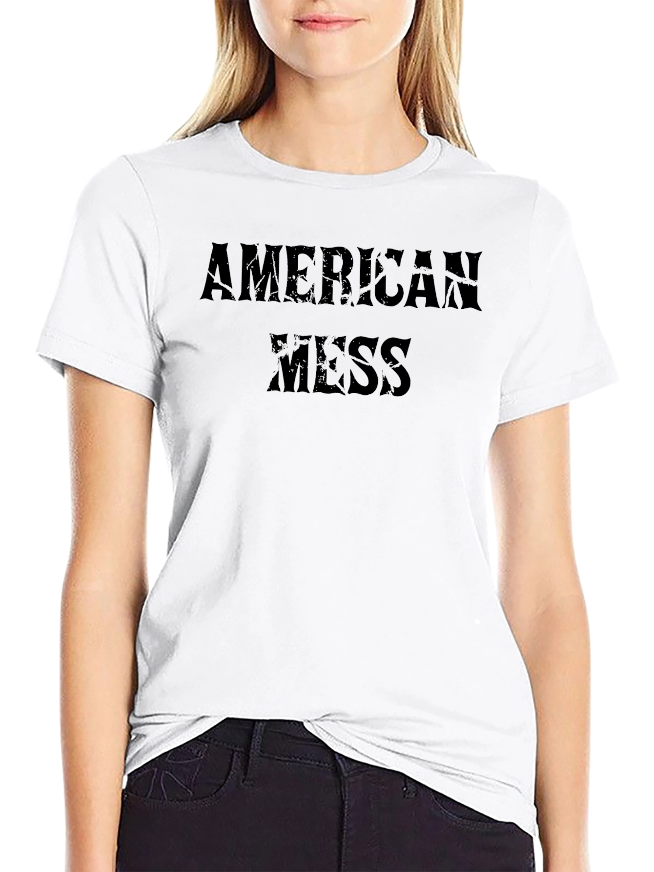 American Mess T-Shirt - Casual Graphic Tee