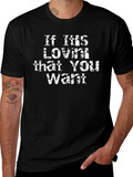 If This Lovin T-Shirt - Black Graphic Tee