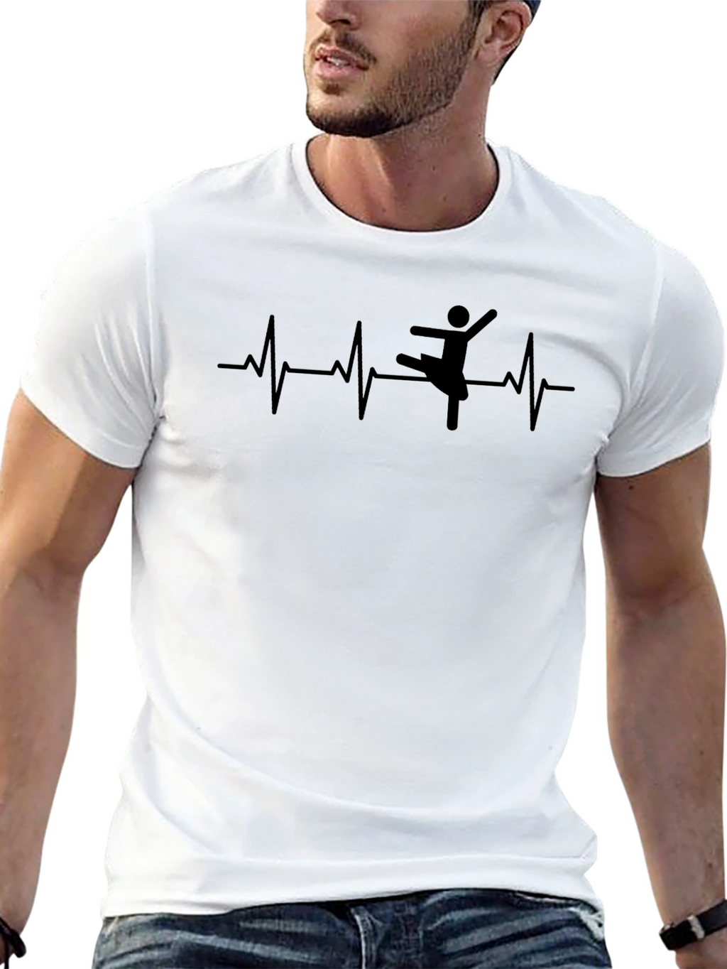 Ballerina Heartbeat T-Shirt - Dance Lover Tee