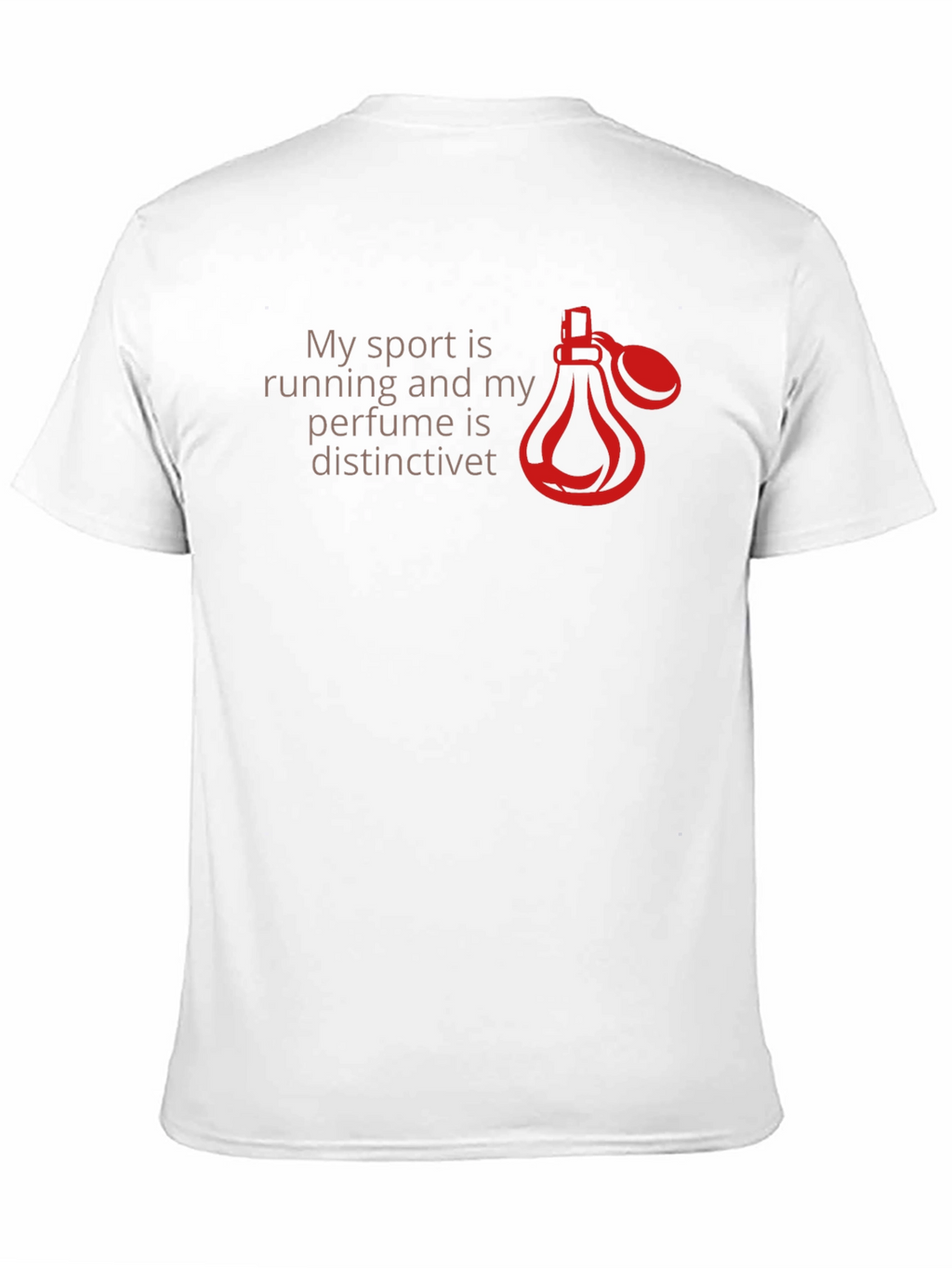 Running Perfume T-Shirt - Sporty & Distinctive Style