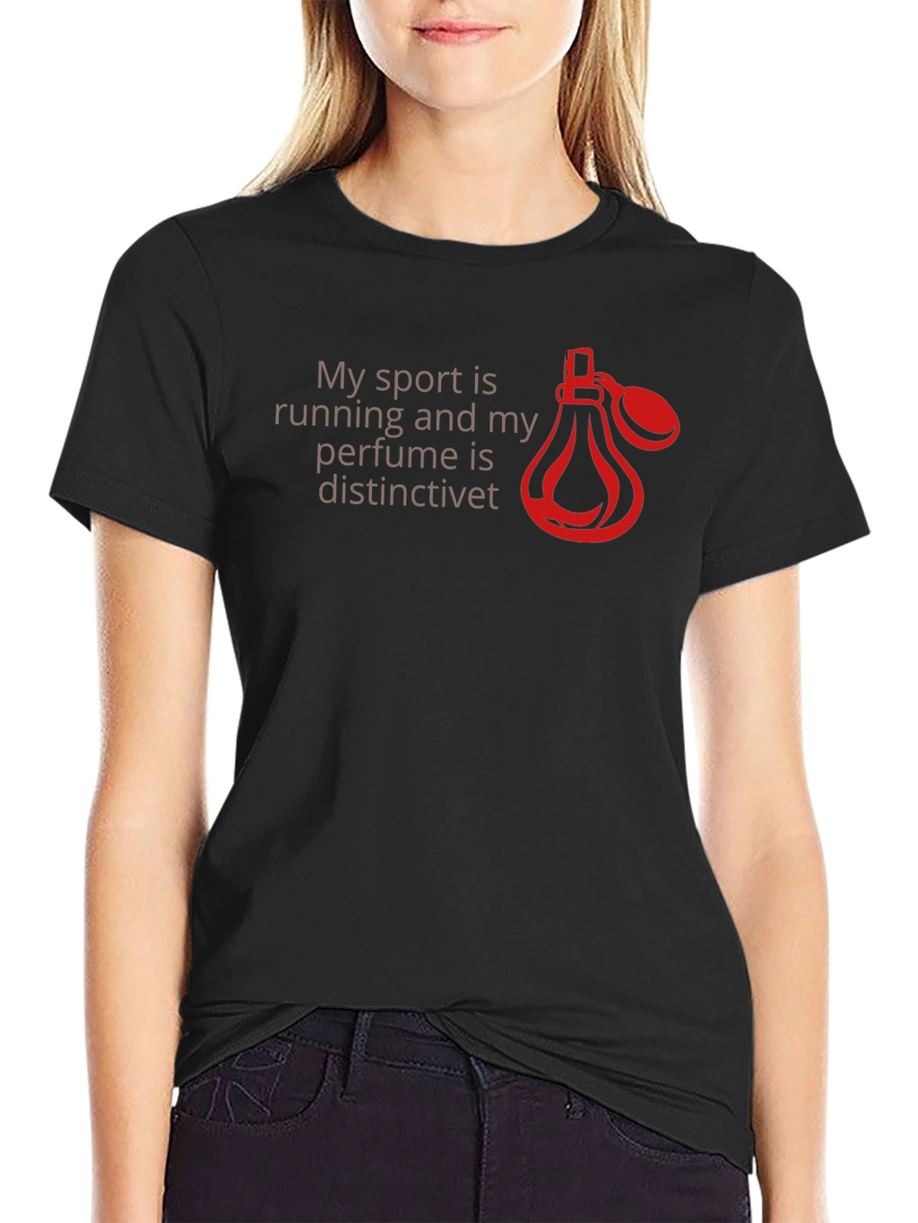 Running Perfume T-Shirt - Sporty & Distinctive Style