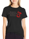 Running Perfume T-Shirt - Sporty & Distinctive Style
