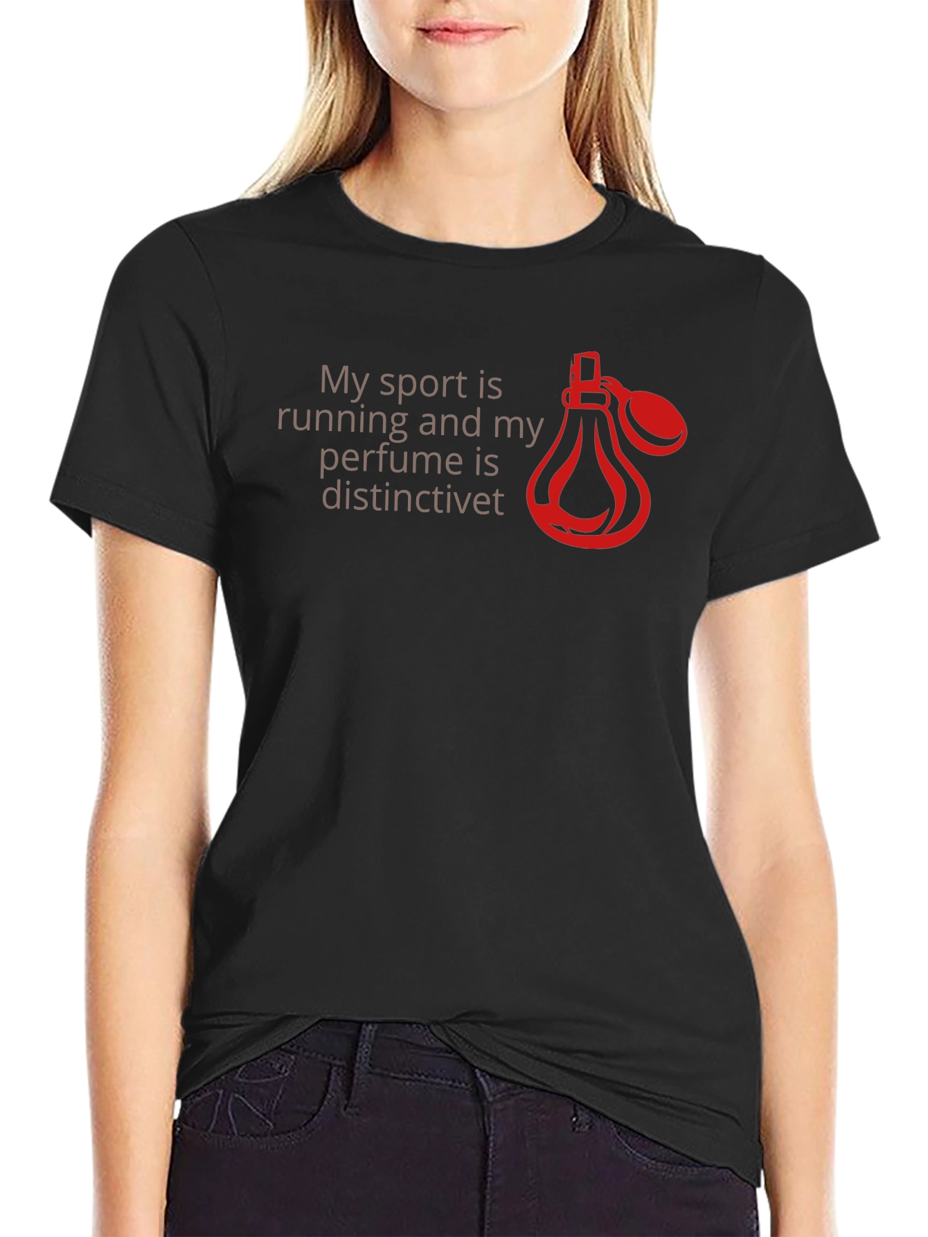 Running Perfume T-Shirt - Sporty & Distinctive Style
