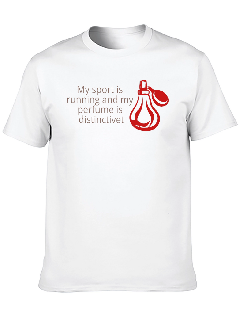 Running Perfume T-Shirt - Sporty & Distinctive Style