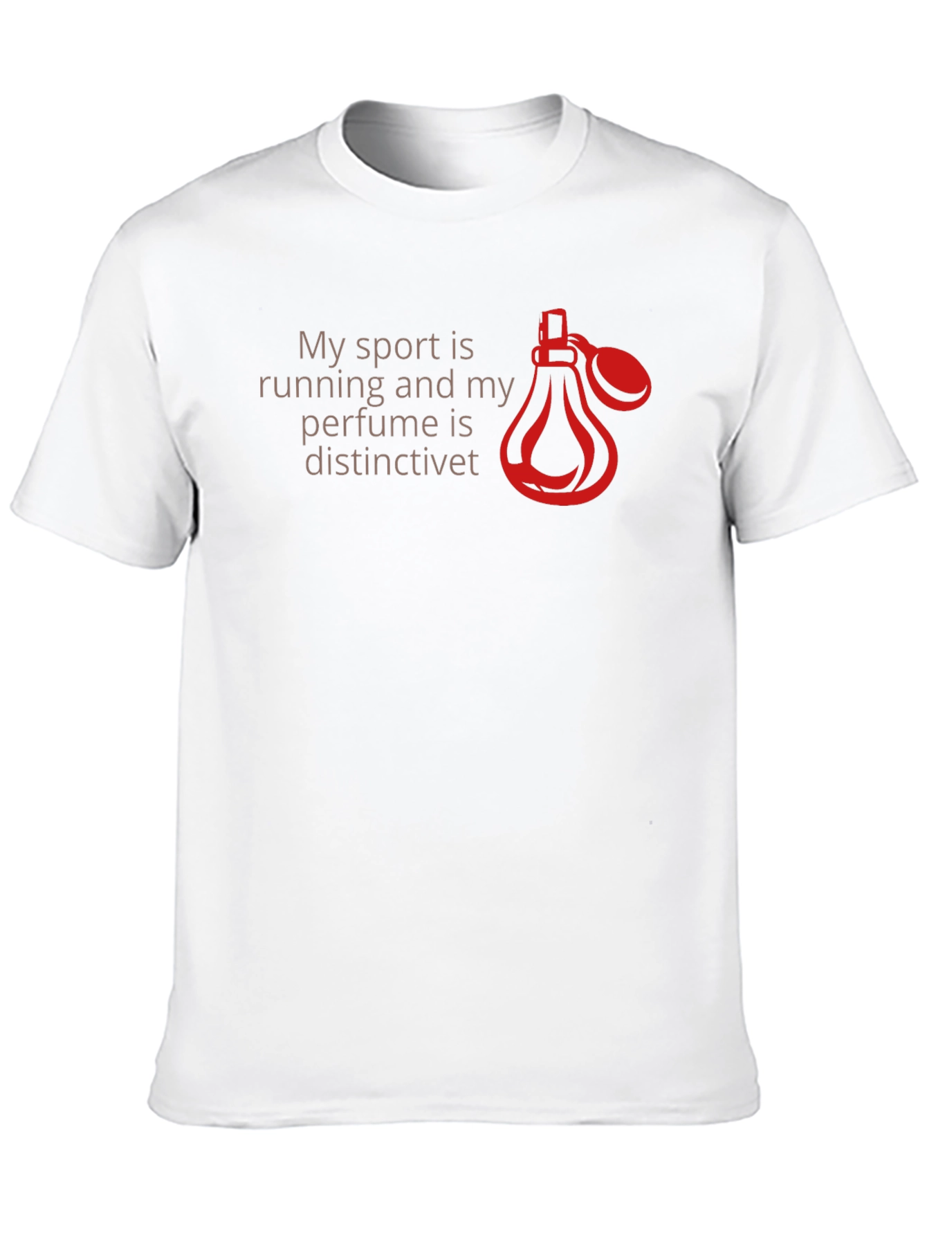 Running Perfume T-Shirt - Sporty & Distinctive Style