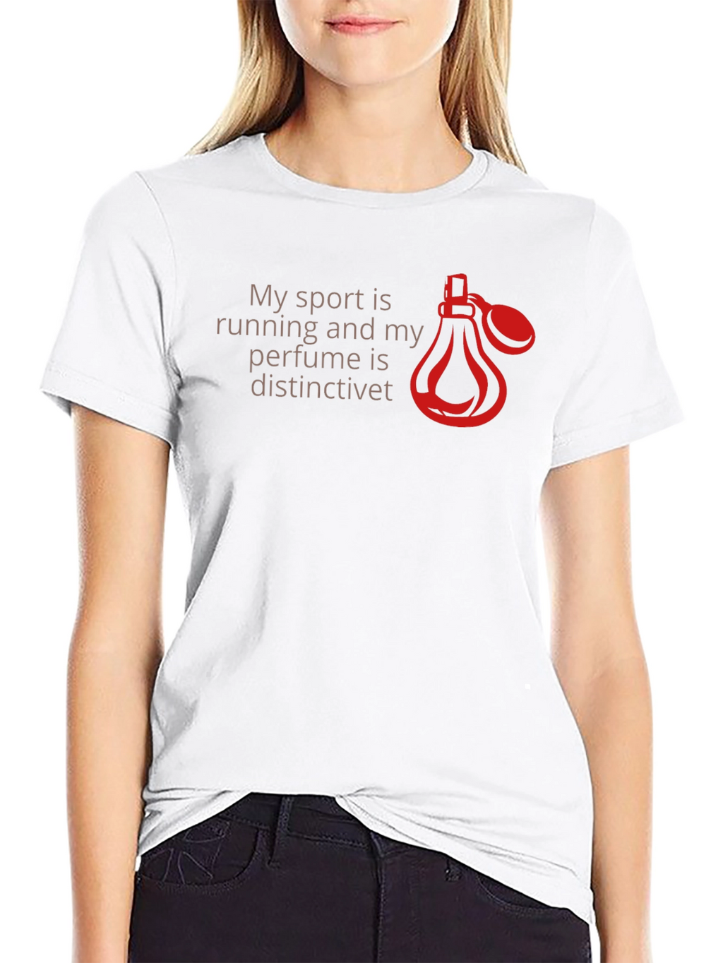 Running Perfume T-Shirt - Sporty & Distinctive Style