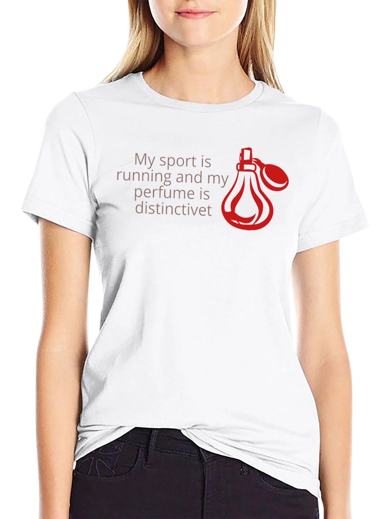 Running Perfume T-Shirt - Sporty & Distinctive Style