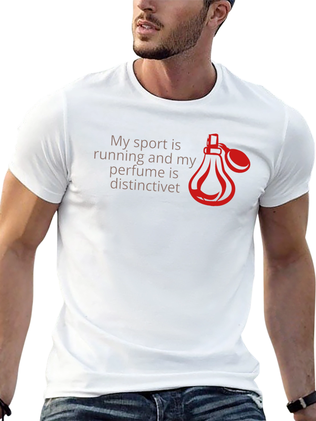 Running Perfume T-Shirt - Sporty & Distinctive Style