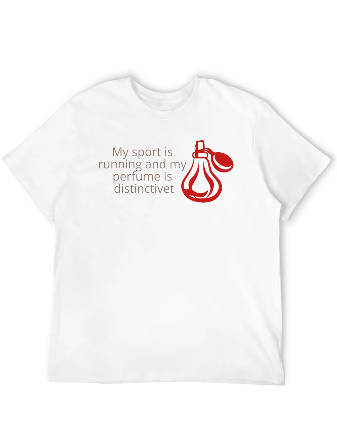 Running Perfume T-Shirt - Sporty & Distinctive Style