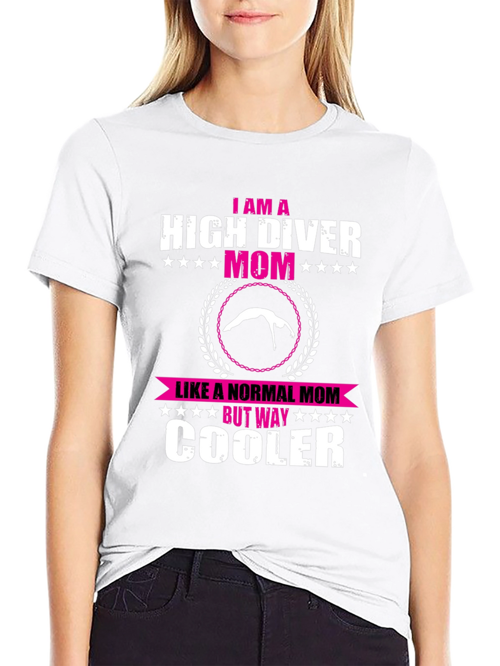 High Diver Mom T-Shirt - Unique Design
