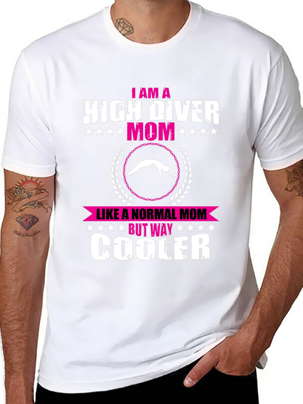 High Diver Mom T-Shirt - Unique Design