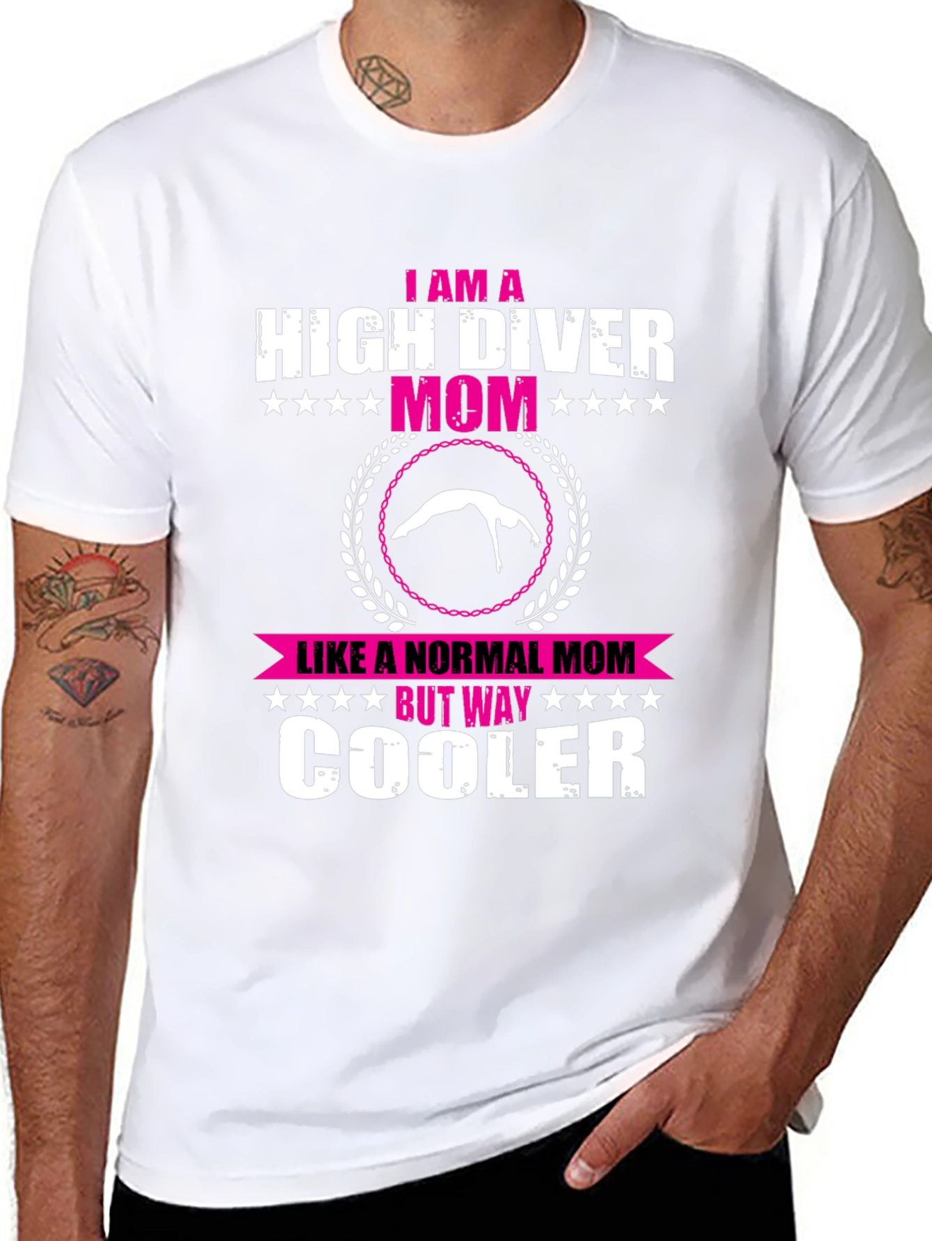 High Diver Mom T-Shirt - Unique Design