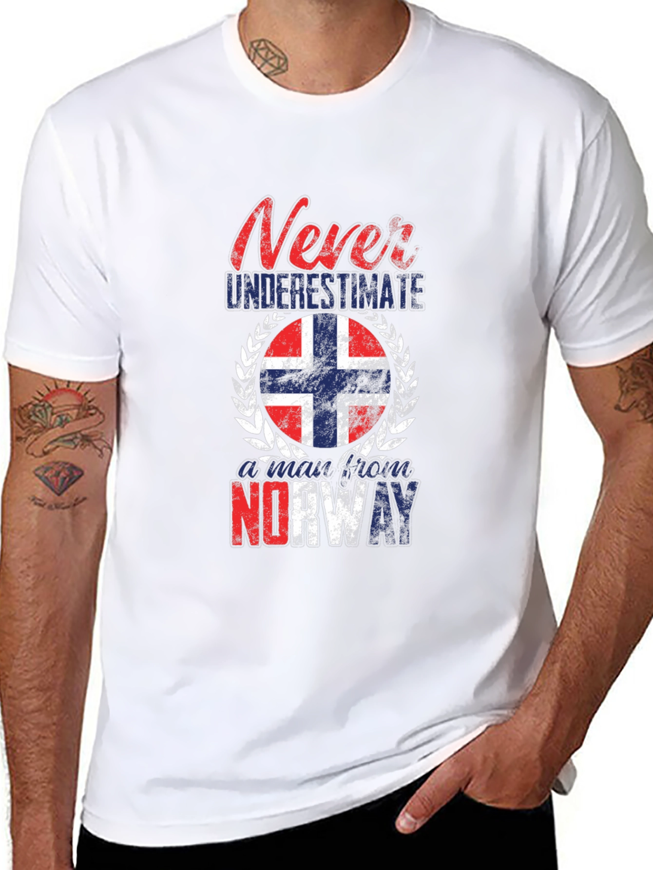 Never Underestimate Norway T-Shirt