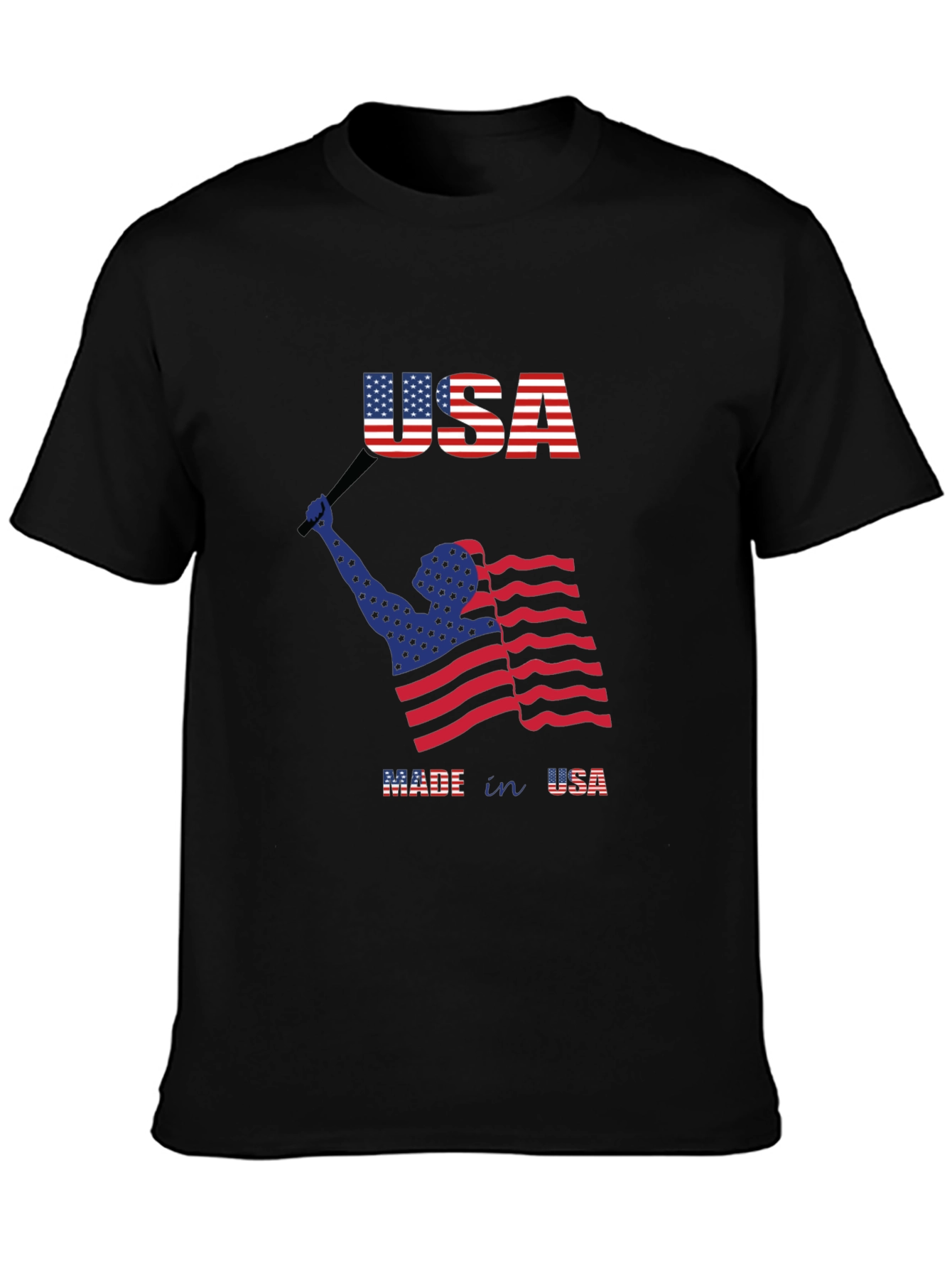 USA Flag Graphic T-Shirt