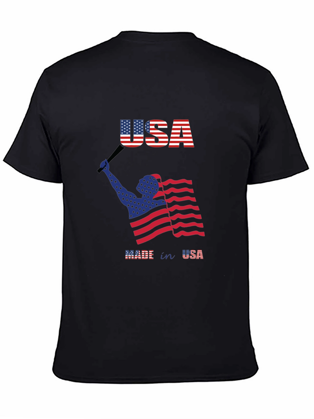 USA Flag Graphic T-Shirt